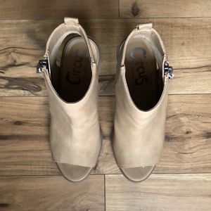 Peep toe booties! Circus by Sam Edelman